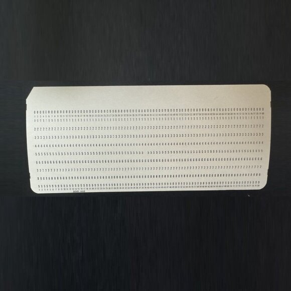 Keypunch IBM Punch Card Unpunched, Vintage (10 cards) - Picture 2 of 6